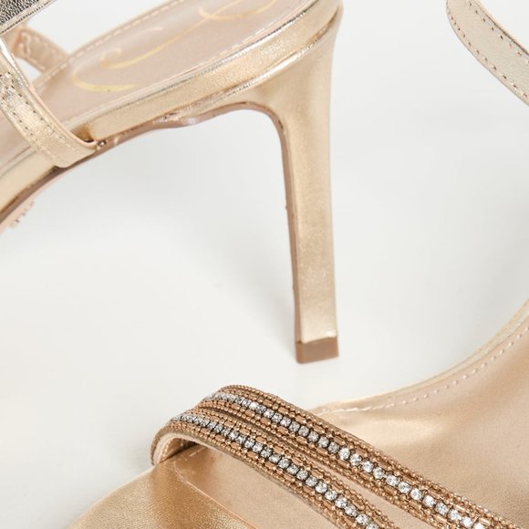 Sam Edelman Daisie Sandals Molten Gold - Picture 15 of 15